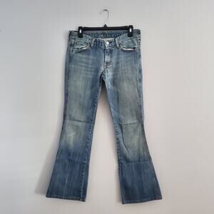 7 For All Mankind Blue "A" Pocket Jeans 27